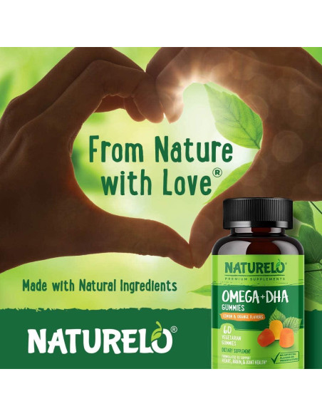 Gominolas Omega 3 DHA Vegetales NATURELO - 60 Unidades Gominolas Omega 3 DHA Vegetales NATURELO - 60 Unidades