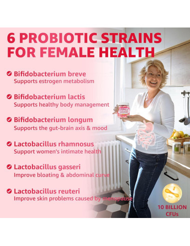 Gominolas Probioticas para Menopausia NEVISS 230g Sin Azúcar