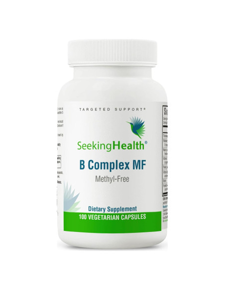 Complejo B MF Seeking Health 100 cápsulas Vegano Energía Complejo B MF Seeking Health 100 cápsulas Vegano Energía
