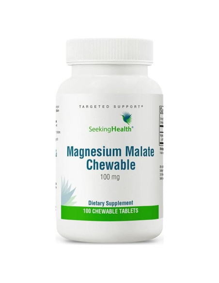Tableta Masticable de Magnesio Malato Seeking Health 100 mg - 100 Pastillas Tableta Masticable de Magnesio Malato Seeking Health 100 mg - 100 Pastillas