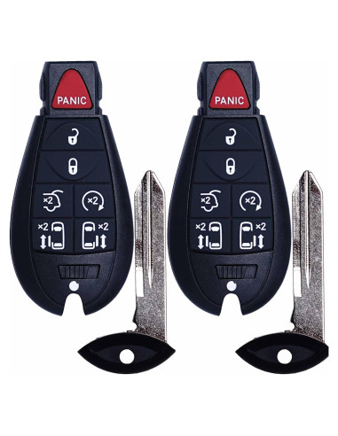 Control Remoto Llavero MechanMagic para Chrysler y Dodge 2008-2020
