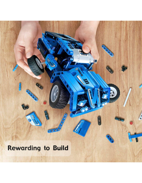 VERTOY Kit de Construcción RC 2 en 1 para Niños 6-12 Años VERTOY Kit de Construcción RC 2 en 1 para Niños 6-12 Años