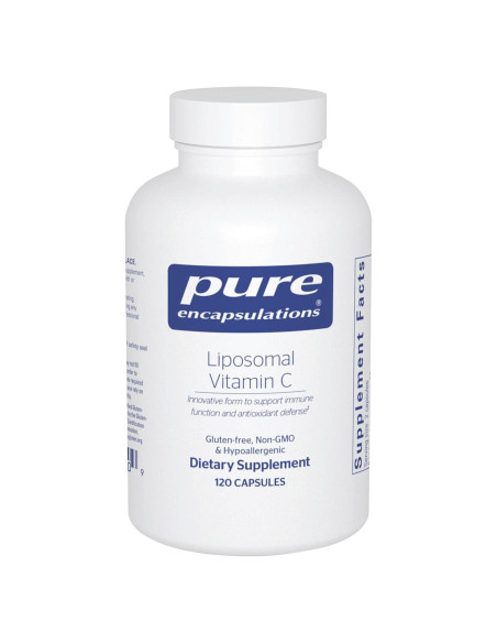 Vitamina C Liposomal Pure Encapsulations - 120 Cápsulas - Soporte Inmunológico Vitamina C Liposomal Pure Encapsulations - 120 Cápsulas - Soporte Inmunológico