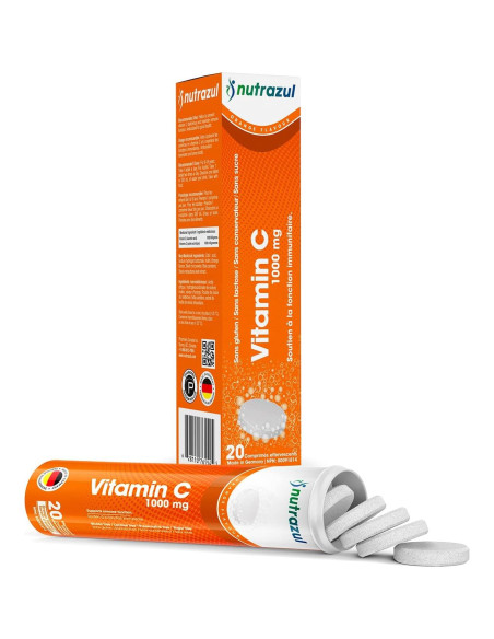Nutrazul Vitamina C 1000mg Tabletas Efervescentes Naranja 20 Unidades Nutrazul Vitamina C 1000mg Tabletas Efervescentes Naranja 20 Unidades