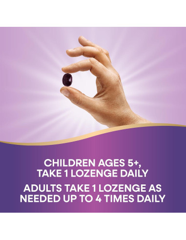 Lozenges de Sambucus Nature's Way con Zinc y Vitamina C - 24 Unidades