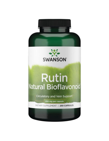 Swanson Rutin 250 mg 250 Cápsulas - Bioflavonoide Antioxidante
