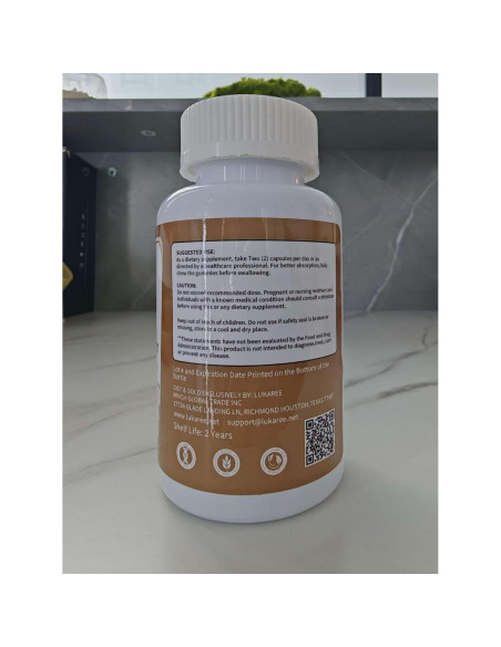 Suplemento de Cortisol 10-en-1 Lukaree 120 Cápsulas Veganas Suplemento de Cortisol 10-en-1 Lukaree 120 Cápsulas Veganas