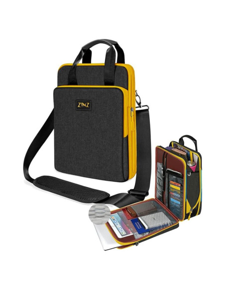 Bolsa de Hombro ZINZ para Laptop 30.99x22.49cm Expandible Bolsa de Hombro ZINZ para Laptop 30.99x22.49cm Expandible