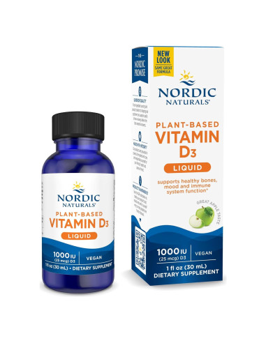Vitamina D3 Líquida Vegana Nordic Naturals 30 ml 1000 UI