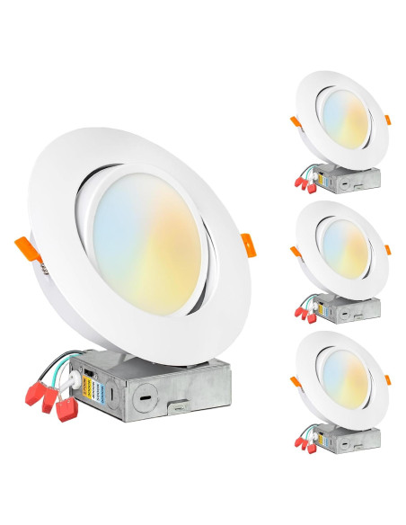 LED empotrado ultra delgado 6" PROCURU 4 unidades 5 colores LED empotrado ultra delgado 6" PROCURU 4 unidades 5 colores