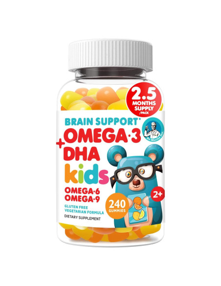 Gominolas Veganas Omega 3 Dr. Moritz 240 Unidades para Niños Gominolas Veganas Omega 3 Dr. Moritz 240 Unidades para Niños