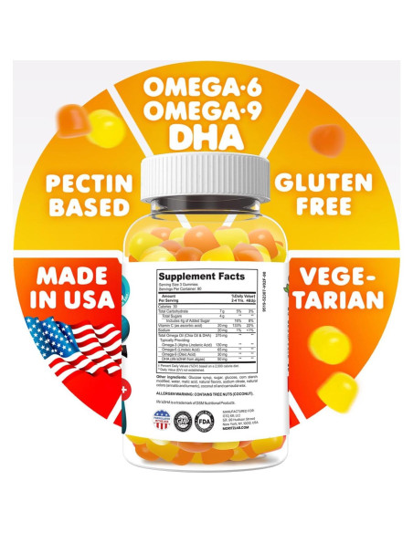 Gominolas Veganas Omega 3 Dr. Moritz 240 Unidades para Niños Gominolas Veganas Omega 3 Dr. Moritz 240 Unidades para Niños
