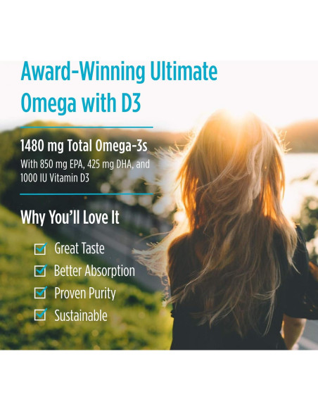 Omega Xtra Ultimate Nordic Naturals 60 Geles Blandos 1480 mg Omega-3 Omega Xtra Ultimate Nordic Naturals 60 Geles Blandos 1480 mg Omega-3
