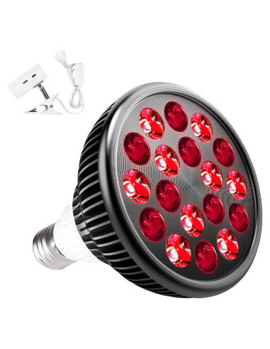 Lámpara de Terapia de Luz Roja Wolezek LED 660nm con Soporte