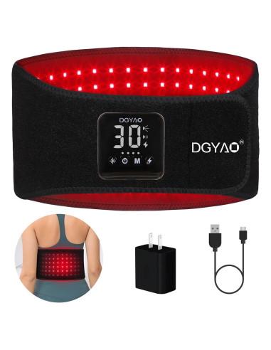 Cinturón Terapia Luz Roja DGYAO DM-WT-23 Inalámbrico