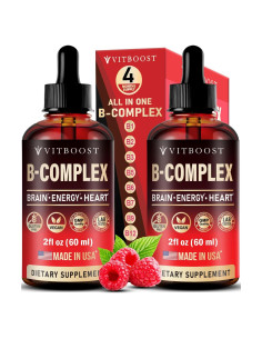 Complejo de Vitamina B Líquido Fresh Leaf 20000 mcg Vegano