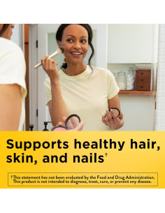 Biotina 5000 mcg Nature Made 120 Gelatinas Blandas Salud Cabello Piel Uñas 2