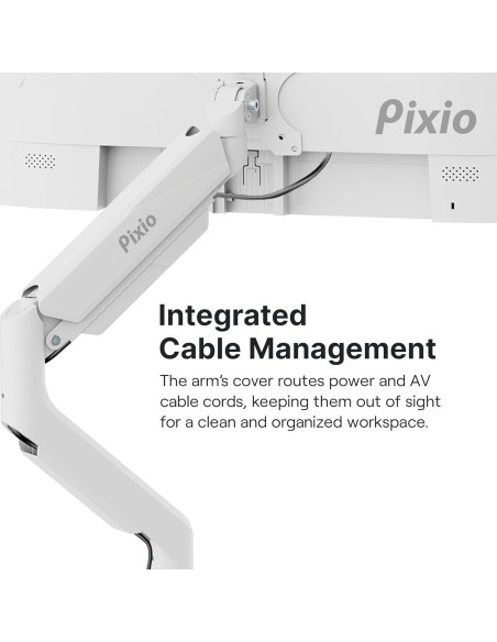 Soporte de Monitor Pixio PS2S Blanco para Pantallas 17-49" Soporte de Monitor Pixio PS2S Blanco para Pantallas 17-49"