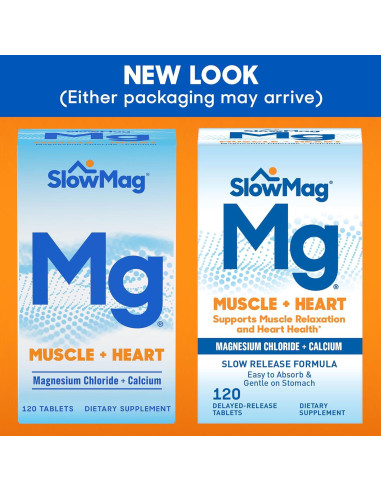 Suplemento Jarrow Formulas Methyl B-12 1000 mcg + Folato 400 mcg y SlowMag Magnesio 120 Tabletas