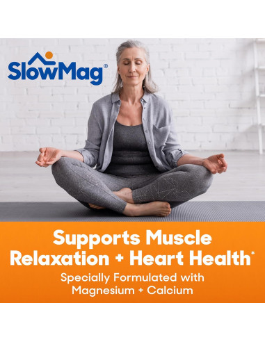 Suplemento Jarrow Formulas Methyl B-12 1000 mcg + Folato 400 mcg y SlowMag Magnesio 120 Tabletas