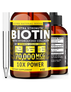 Líquido de Biotina y Colágeno Super Natural Goods 118ml