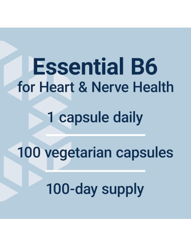 Suplemento de Vitamina B6 Life Extension 250 mg 100 cápsulas