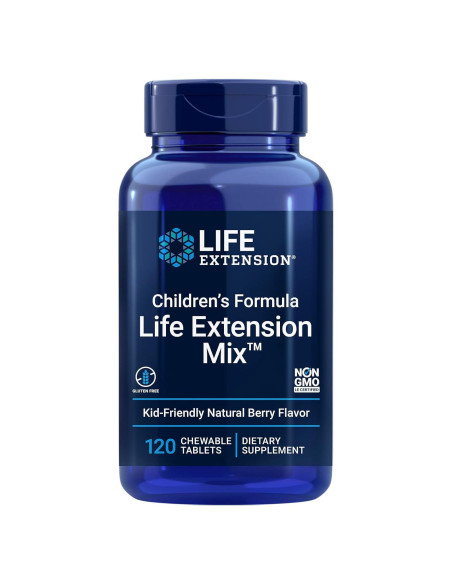 Multivitamínico Infantil Life Extension Mix 120 tabletas masticables Multivitamínico Infantil Life Extension Mix 120 tabletas masticables