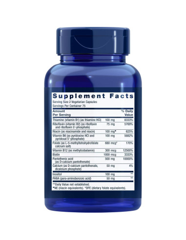 Complejo B BioActive Life Extension 150 Cápsulas Vegetarianas