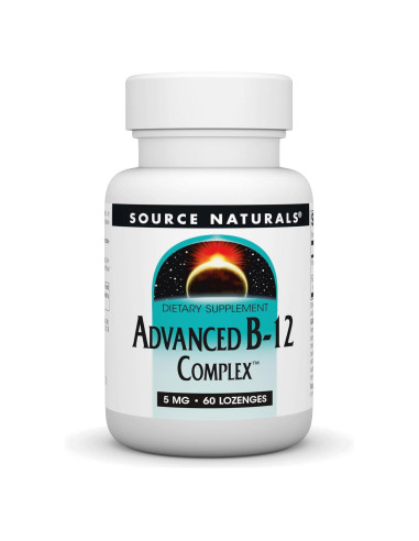 Complejo B-12 Avanzado Source Naturals 5 mg 60 Pastillas