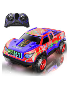Coche RC MIXSHAKE Rojo para Niños 3 a 7 Años con Luz
