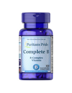 Complejo de Vitamina B Puritan's Pride 100g - Sin Azúcar