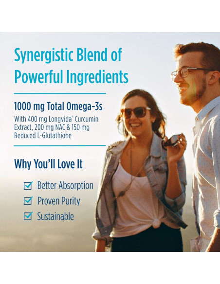 Suplemento Omega-3 y Curcumina Nordic Naturals 1200 mg - 60 Geles Suplemento Omega-3 y Curcumina Nordic Naturals 1200 mg - 60 Geles
