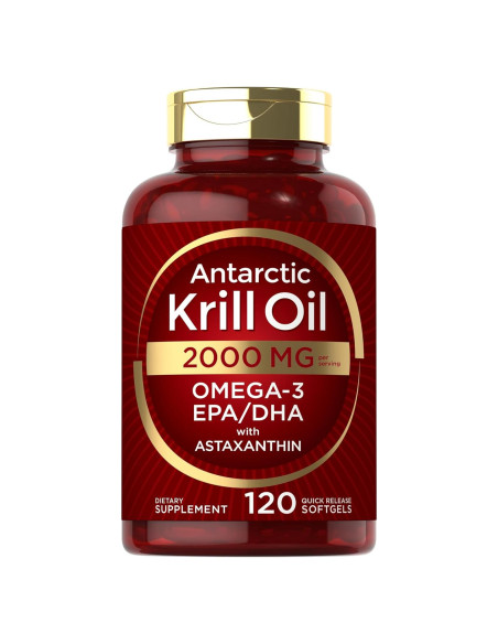 Carlyle Aceite de Kril Antártico 2000 mg 120 Softgels Omega-3 Carlyle Aceite de Kril Antártico 2000 mg 120 Softgels Omega-3