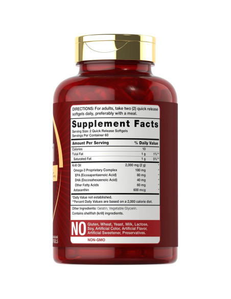 Carlyle Aceite de Kril Antártico 2000 mg 120 Softgels Omega-3 Carlyle Aceite de Kril Antártico 2000 mg 120 Softgels Omega-3