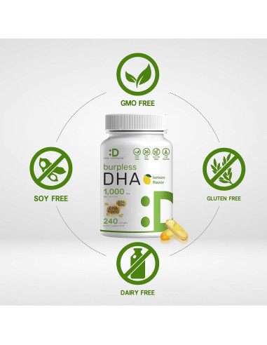 Suplemento Omega-3 DHA 1000mg Deal Supplement 240 Gelatinas