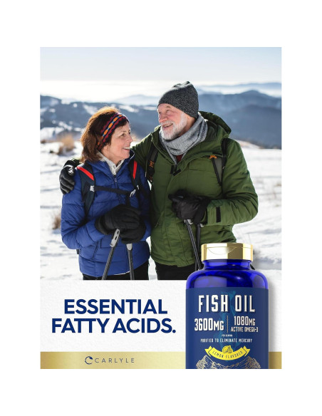 Carlyle Aceite de Pescado 3600mg Omega 3 120 Cápsulas Carlyle Aceite de Pescado 3600mg Omega 3 120 Cápsulas