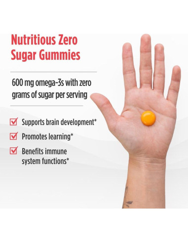 Gominolas DHA para Niños Nordic Naturals - 30 Unidades - 600 mg Omega-3