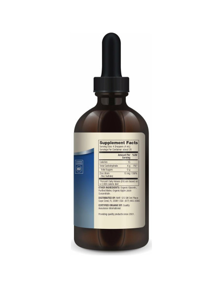 Gotas Líquidas de Zinc Orgánico Dr. Mercola 15 mg - 3.88 oz Gotas Líquidas de Zinc Orgánico Dr. Mercola 15 mg - 3.88 oz