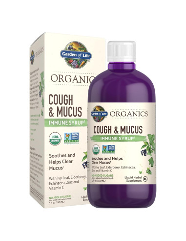 Jarabe Orgánico Jardín de Vida para Tos y Mucosidad 148 ml