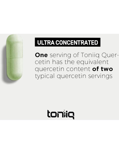Cápsulas de Quercetina Toniiq 1000mg - 240 Cápsulas Pureza 95%