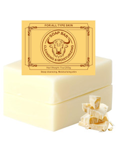 Jabón de Grasa de Res Orgánica 200g Hidratante Facial y Corporal