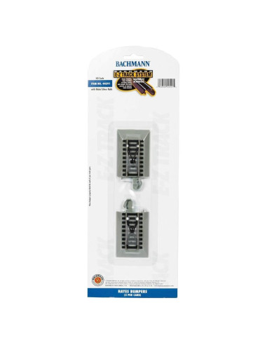 Topes E-Z Track Bachmann 2 Piezas Riel Plata Escala HO