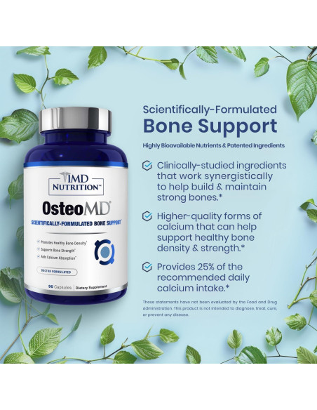 Suplemento OsteoMD 1MD Nutrition - 90 Cápsulas Vitamina D3 K2 Suplemento OsteoMD 1MD Nutrition - 90 Cápsulas Vitamina D3 K2