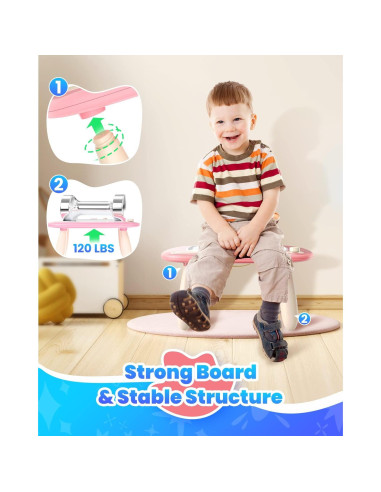 Tablero Magnético Seimome Rosa 33.4x27.1cm para Niños