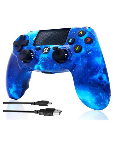 Controlador Inalámbrico Azul CHENGDAO PS4 800mAh Sensor 6 Ejes