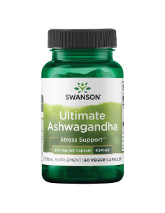 Suplemento Herbal Swanson Ashwagandha 250mg - 60 Cápsulas