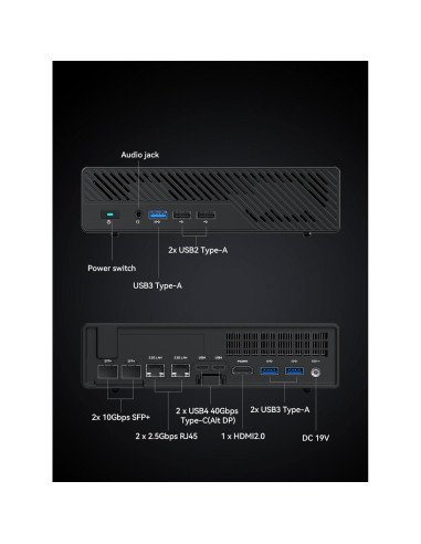 MINISFORUM Mini PC MS-01 i5-12600H 16GB RAM 2.73kg