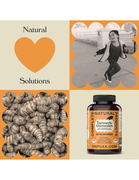 Gomitas de Cúrcuma y Jengibre Complete Natural 60 Unidades Gomitas de Cúrcuma y Jengibre Complete Natural 60 Unidades