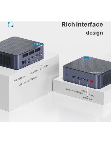 Mini PC BOSGAME B95 Intel 12 Gen 16GB RAM 512GB SSD