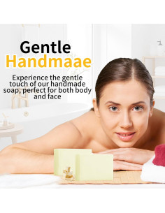 Jabón de Grasa de Res Orgánica 200g Hidratante Facial y Corporal 2